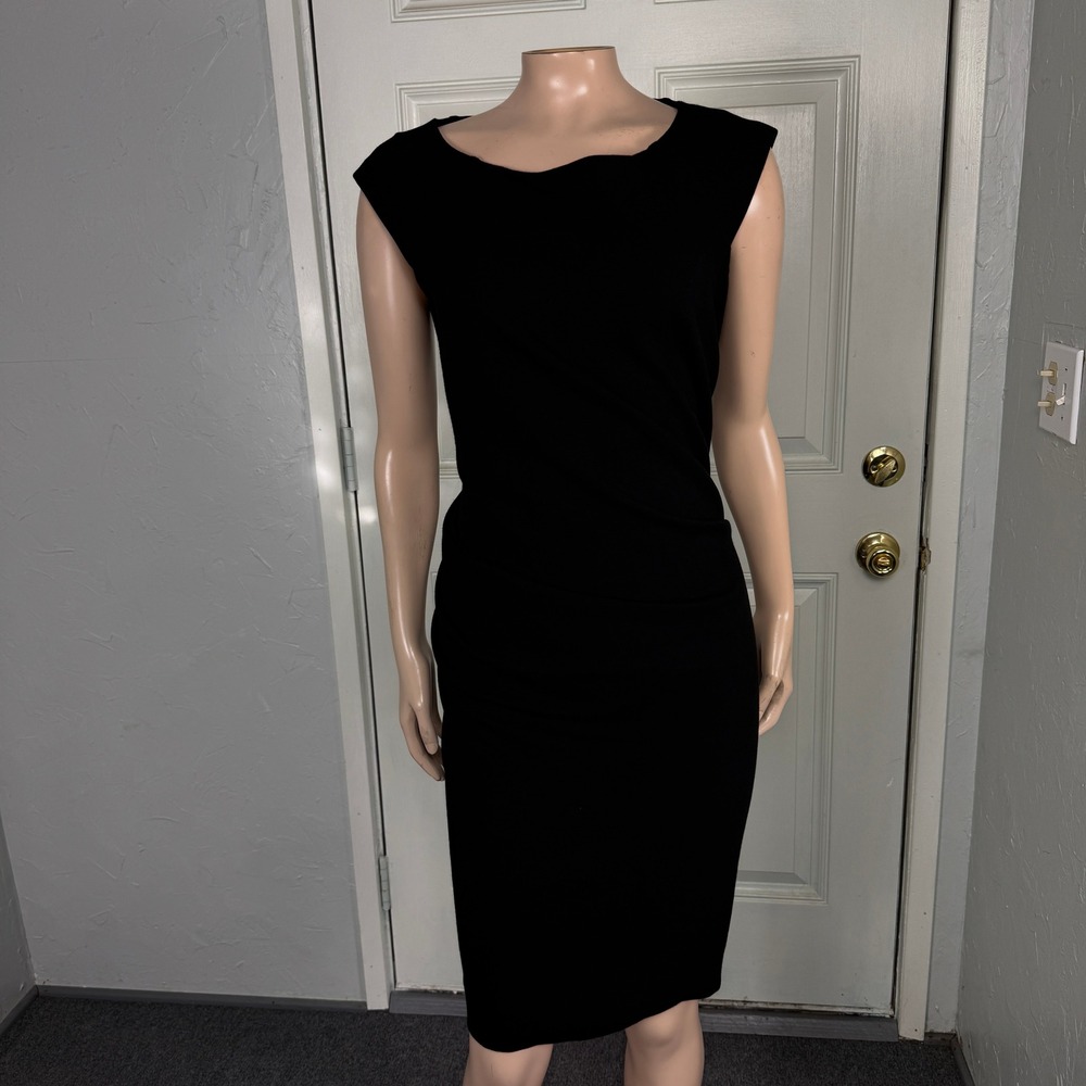 Diane Von Furstenberg Womens Dress 8 Shift Sleeveless Career Viscose Designer T4